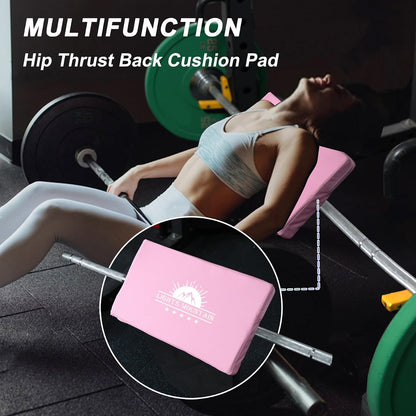 Square Hip-Thrust Pad Extra Thick Foam pad for Barbell Weightlifting Hip Thrusts and Glute Bridges Workouts Home Gym Equipment