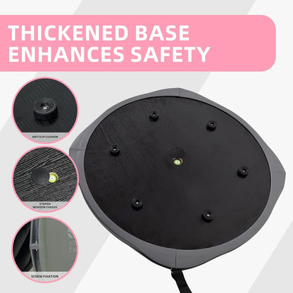 SANAE Ball Balance Trainer 22 Inch - Half Exercise Ball for Adults, Core Strength, Balance Training, Aerobic Fitness & Home Workouts | Non-Slip Rubber & PVC Construction Home Gym