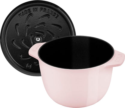 STAUB Cast Iron 1.5-qt Petite French Oven - Peony Pink