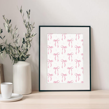 Whaline 24 Sheets 6 x 6 Inch Pink Bow Floral Pattern Paper Chinoiserie Scrapbook Specialty Paper Double Sided for DIY Crafts Card Making Photo Album Decor