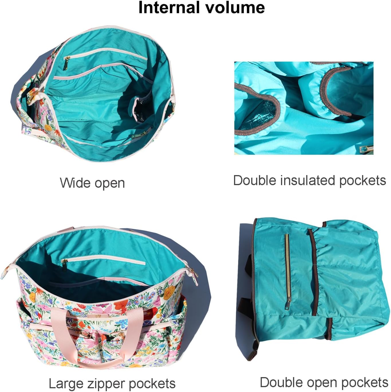 ESVAN Diaper Tote Bag Totepack Backpack 2 in 1 for Women Multifunctional Large Capacity with Insulated Pockets Travel | Multifunctional