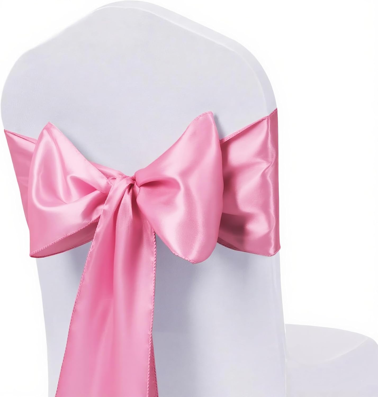 Pack of 10 Satin Pink Table Runners 12 x 108 Inches - WENSINL Light Pink Table Runner for Party Wedding Birthday Anniversary Banquet Baby Shower Engagement Dining Room Decorations
