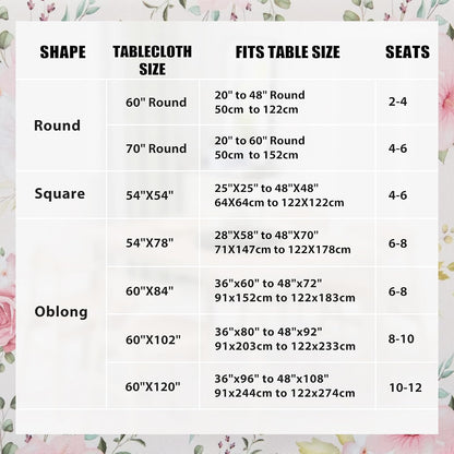 Joyfol Day Flower Tablecloth, Pink Floral Table Cloth for Rectangle Tables,Waterproof Resistant Rose Table Cover for Valentines,Parties,Wedding Use Spring/Summer (54 X 78 Inch)