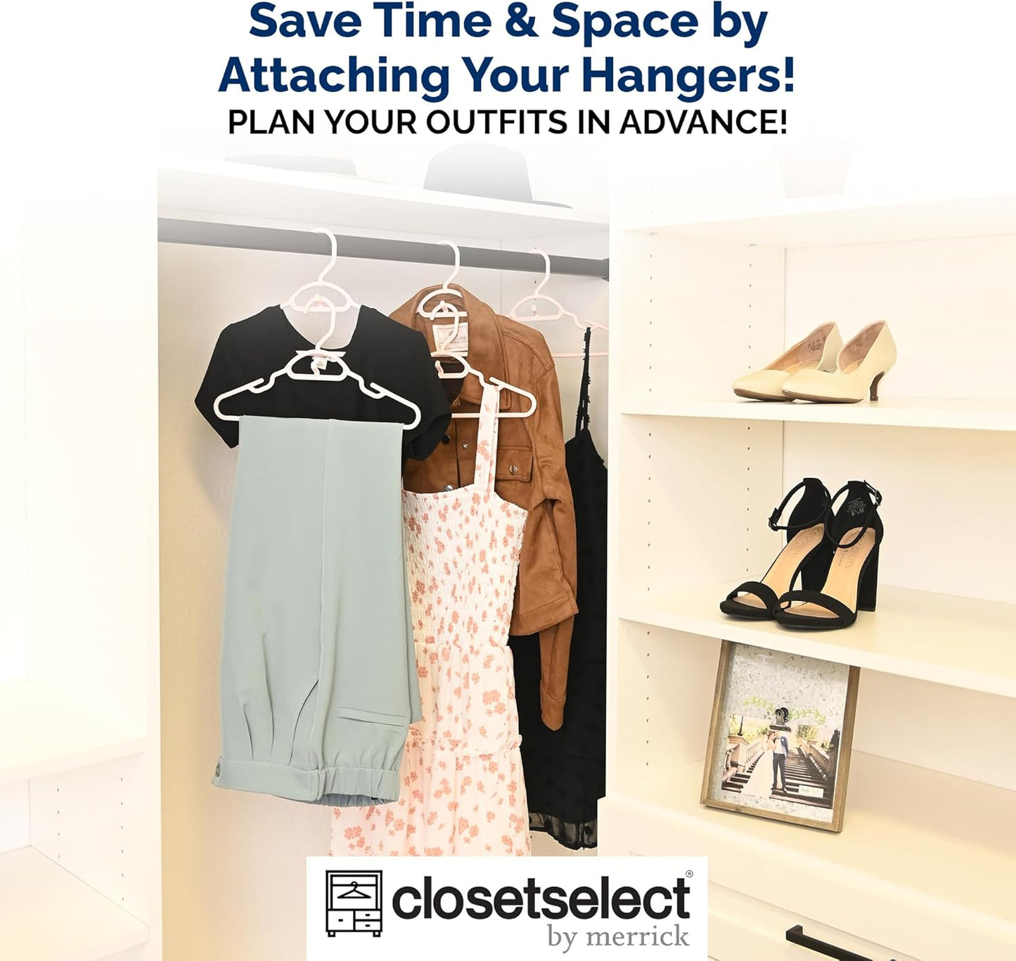 Closetselect Youth Hangers 30 Pack - 13 Inch Plastic Youth Petite & Childrens Hangers for Closet, Baby Hangers for Children Clothes Sizes 4 to 10, Non-Slip Infant Hangers with Shoulder Grooves | Pink
