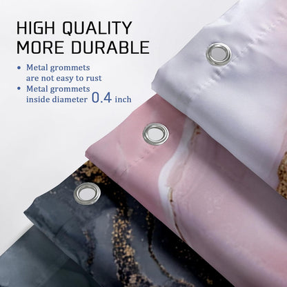 Abstract Peach and Gray Shower Curtain, Modern Art Bathroom Decor for Year-Round Elegance, Chic Waterproof Fabric Shower Curtain Set with Hooks 72x72 Inch
