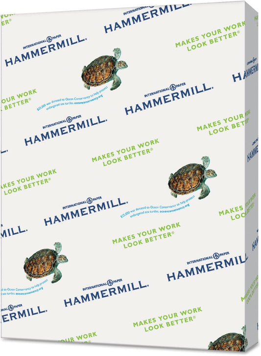 Hammermill 103119 Recycled Colored Paper, 20lb, 8-1/2 x 11, Salmon, 500 Sheets/Ream