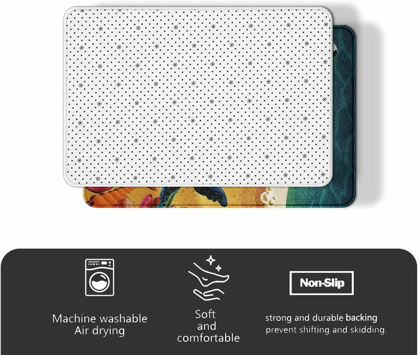 Feelyou Checkered Geometric Bathroom Rugs Pink Plaid Bath Mats Microfiber Checkerboard Modern Aesthetic Bathroom Accessories Pink Floor Doormats Non-Slip 16"x24" Soft