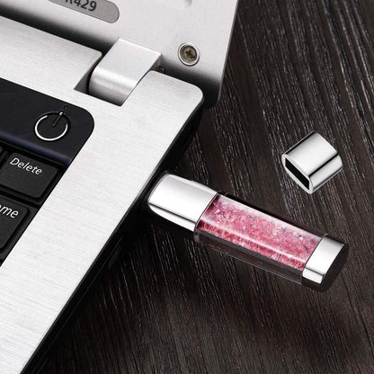 USB Flash Drive, 8GB / 16GB / 32GB USB2.0 USB Memory Stick Date Storage Pendrive Thumb Drives (32GB, Light Pink)