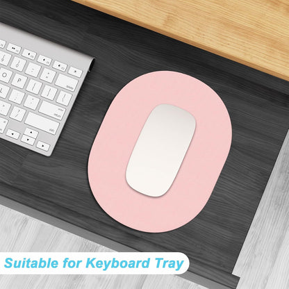 Rimilak Small Mouse Pad 6 x 8 Inch, Takes up Wrist and Mouse Space, Waterproof Compact Mini Mouse Mat for Laptop Computer Wireless Mouse Keyboard Home Office Travel,Pink