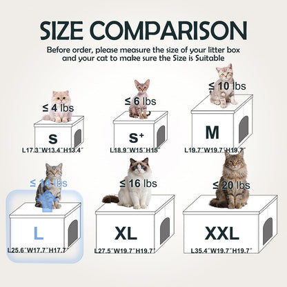 MEEXPAWS Cat Litter Box Enclosure Furniture Hidden Large, Lift Design Lid Velvet Cat Washroom Bench Storage Cabinet |25.6x 17.7 x 17.7 in| Dog Proof|Urine Proof Inside|Quick Assembly| Easy Clean(Pink)