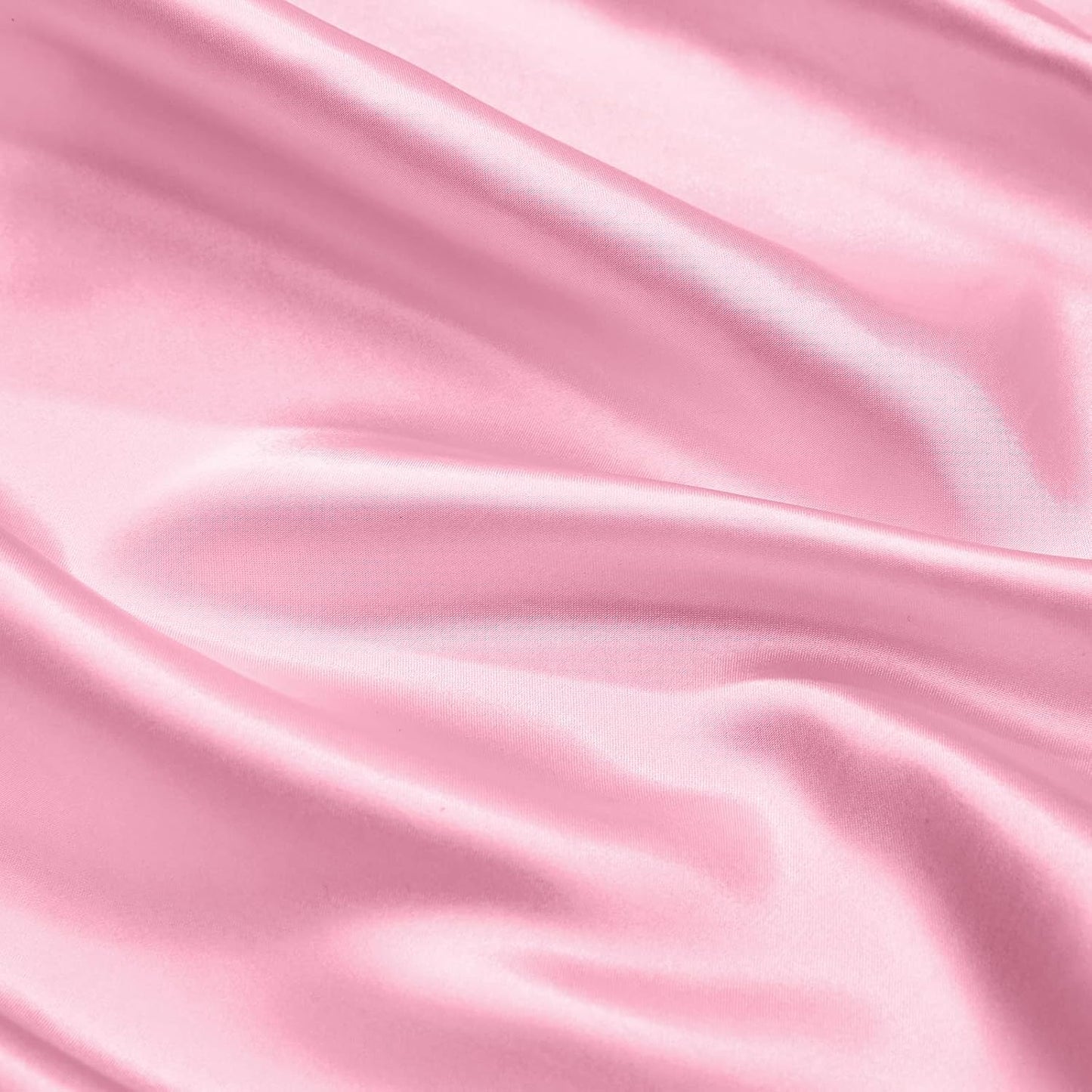 12 Pack Pink Satin Table Runners, 13 x 72 Inches Silky Short Table Runner Decor, Bright Smooth Luxury Party Table Runner Decorations for Birthday Holiday Banquet