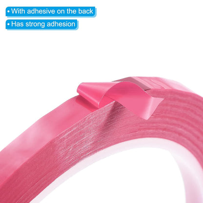 PATIKIL 1/4" Whiteboard Tape, 3 Pack Thin Dry Erase Tape for Graphic Chart Marking DIY Art, Pink
