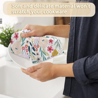 Pink Flower Floral Blossom Hand Towels Set of 2 Decorative Hand Bath Towel for Bathroom Kitchen Accessories Hotel Spa Valentines Mothers Day Wedding Gifts 18 X 24 Inches