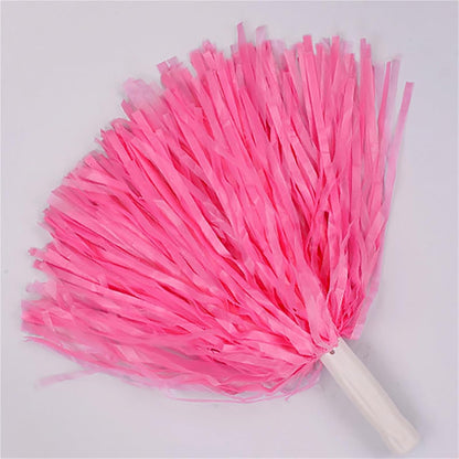 Shining Cheer Pom Poms 4PC Cheerleading Cheering Flower Ball Game Pompoms for Dance Sports Match Supplies and Concert Decorator