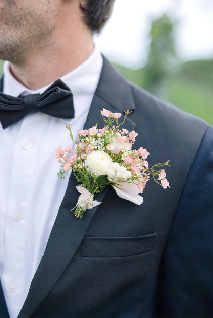 Pink Babys Breath Artificial Flowers, 5 Stems Real Touch Gypsophila Faux Flowers, 18.9" Fake Baby Breath Realistic Floral for Wedding Bouquet, Centerpieces, Home Party Decor (Light Pink)