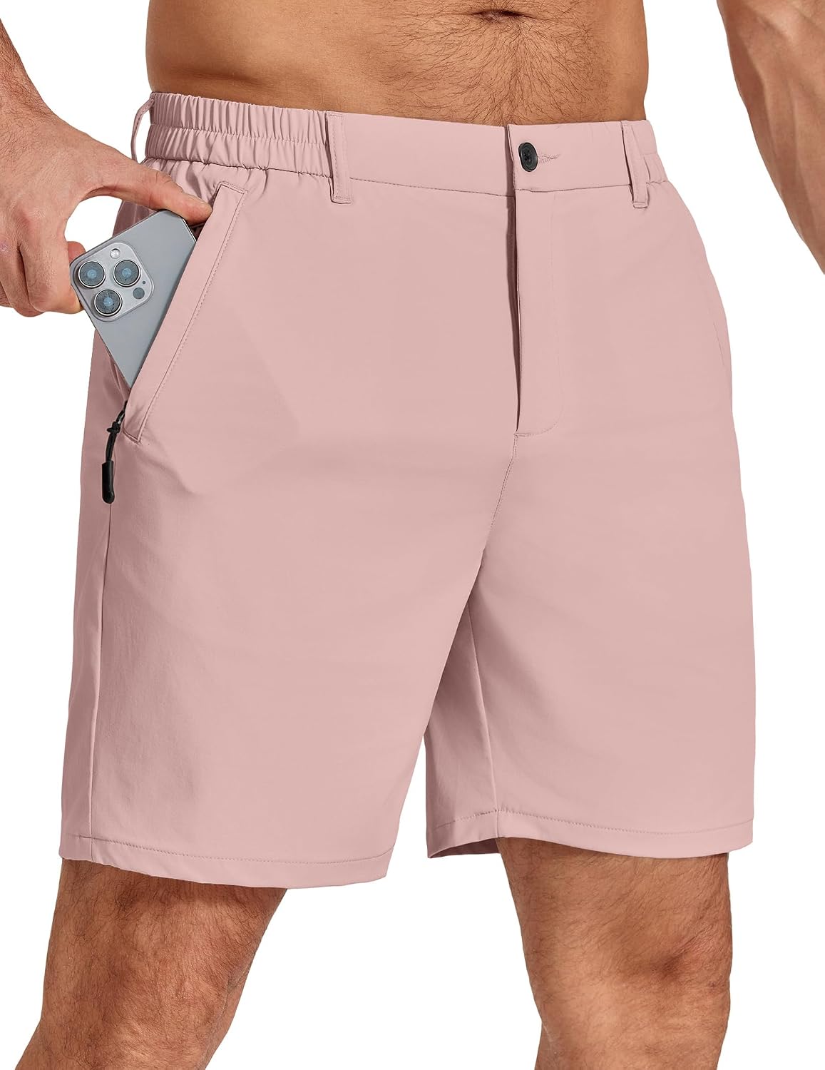 COOFANDY Men's Stretch Golf Shorts 7" Lightweight Casual Hiking Shorts Summer Athletic Work Dress Hybrid Shorts