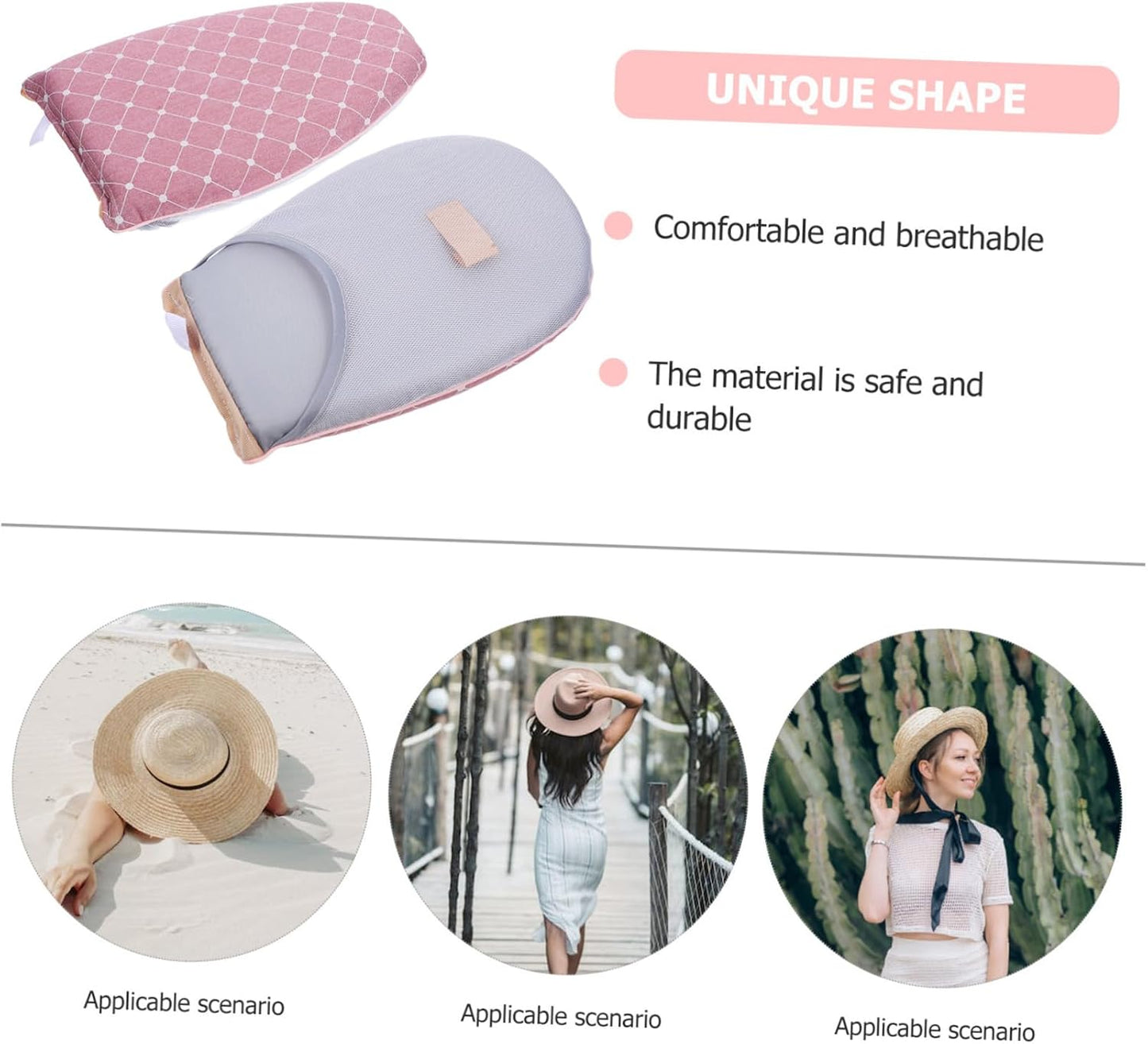 Zerodeko 2pcs Handheld Ironing Gloves Lightweight Steam Mitts for Garment Steamer Comfortable Breathable Design for Home Use Travel Protects Hands from Heat Scalding