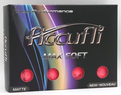 ACCUFLI Max Soft Matte Golf Balls