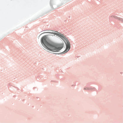 Home Expressions 3 Gauge PEVA Shower Curtain Liner with Magnets & Metal Grommets (70"x72") Upgrade Your Bathroom with This Durable 3-Gauge PEVA Shower Curtain Liner. Pink