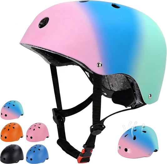Kids Bike Helmet, Toddler Helmet for Youth Boys Girls Ages 3-5/5-8/8-14 Year Old, Adjustable Fit & Lightweight, Multi-Sport Safety for Skateboard Skating Bicycle Scooter Cycling