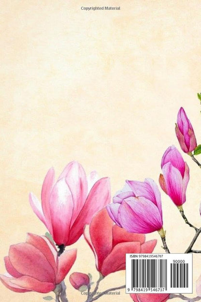 Journal: 6x9 Blank Journal Notebook - 100 Lined Pages - Pastel Pink, Lavender and Peach Floral