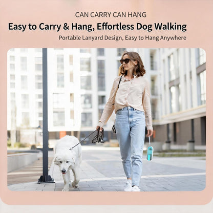 Dog Water Bottle Portable, 11.8 oz(350 ml) Leak-Proof Pet Travel Water Bottle, BPA-Free, Lightweight, Foldable for Hiking, Walking, Car Rides (Pink)