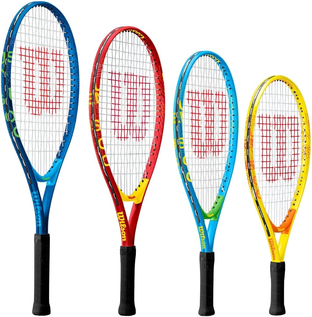 Wilson US Open Junior Tennis Racquet Bundled with an Advantage 2.5 Tennis Bag - Perfect Starter Set for Kids Age 3-10