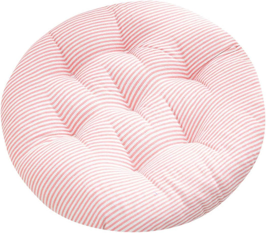 Boho Round Chair Cushion 16" Soft Thick Seat Cushion Outdoor Bistro Floor Sofa Pads Colorful Leaf Ergonomic Support Cushions for Dining Chairs, Garden Patio, Home, Office Car