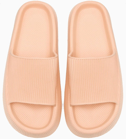 rosyclo Cloud Slippers for Women and Men, Pillow House Slippers Shower Shoes Indoor Slides Bathroom Sandals, Ultimate Comfort, Lightweight, Thick Sole, Non-Slip, Easy to Clean