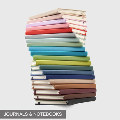 &And Per Se Lined Journal Notebook, 160 Pages, A5 5.7 x 8 inches College Ruled Thick Paper Notebook Journals for Writing, Hardcover Notebooks for Women Men Office School (1 Pack, Peach)