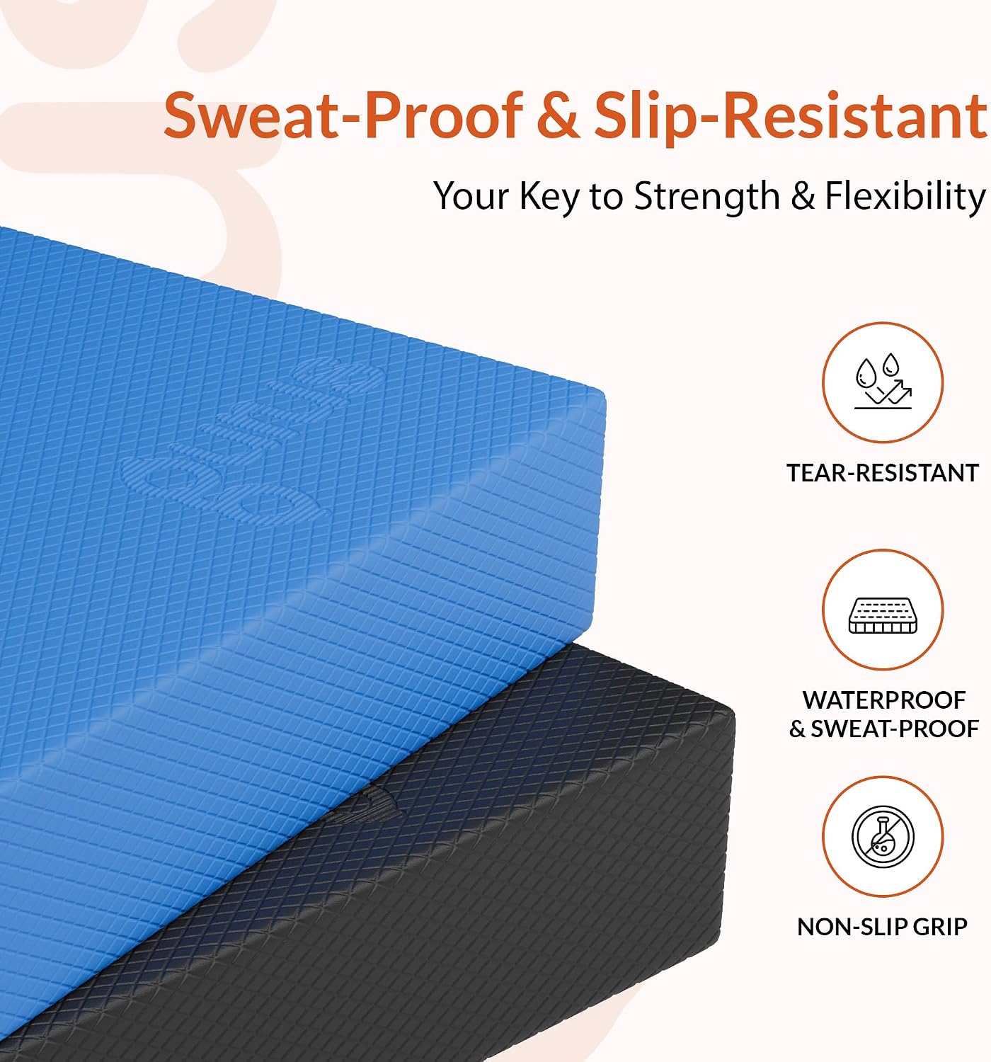 Gurus Balance Pad – High-Density Foam Balance Pad Physical Therapy for Stability & Strength, Exercise Foam Pad for Balancing, Non-Slip Lightweight Trainer for Home Gym & Rehab (Pink)