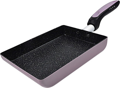 Tamagoyaki Japanese Omelette Pan / Egg Pan - Non-stick Coating - Rectangle Frying Pan Mini Frying Pan – Pink