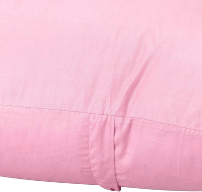 Thmyo 4-Pack 100% Cotton Comfortable Solid Decorative Throw Pillow Case Square Cushion Cover Pillowcases Sublimation Blank DIY Pillow Covers for Sofa(Only Covers, No Pillows)(18x18 inch/45x45cm,Pink)