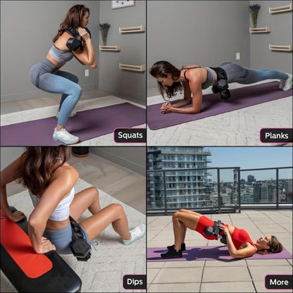 Hip Thrust Adjustable Resistance Weight Belt for Home Workouts, Exercise Hip Thrust Belt for Kettlebell Training & Butt Shaping with Extra Cushioning and Adjustable Resistance