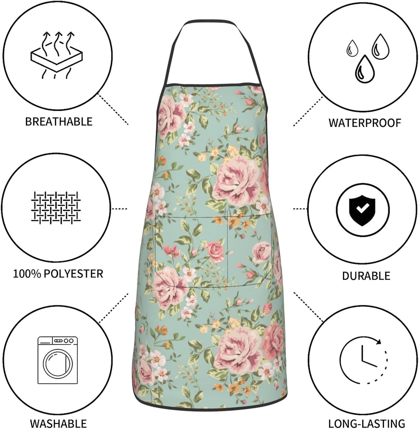 Oven Mitts and Pot Holders with Apron Set of 5 Silicone Kitchen Mitts Apron Pot Holder Set Oven Gloves Hot Holders