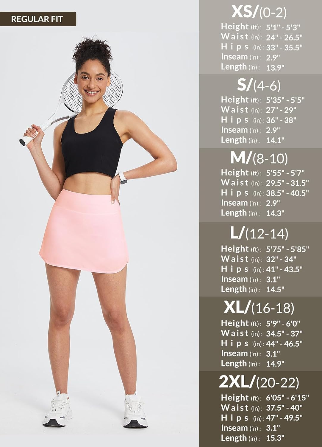 baleaf Women's Pleated Tennis Skirt Golf Skorts for Woman High Waisted Lightweight Athletic Shorts Pockets