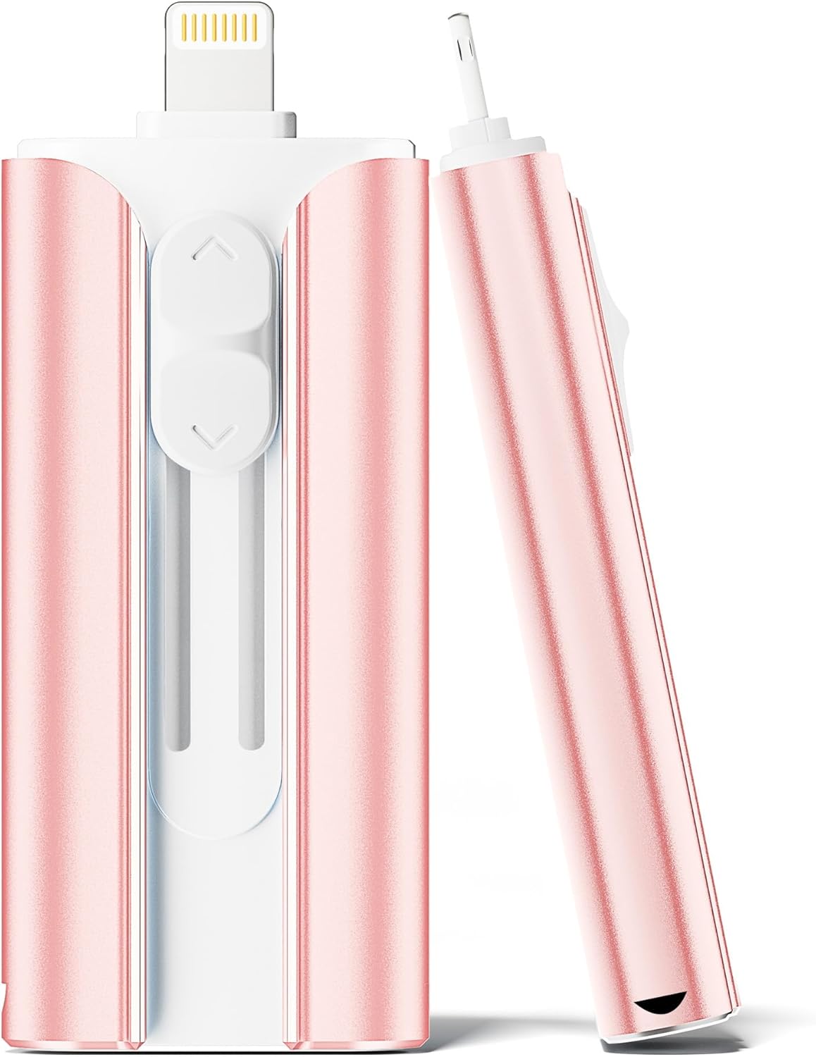 MFi Certified 256GB Flash Drive for iPhone Thumb Drive, USB Memory Stick iPhone Flash Drive Photo Stick for Photos Videos, High Speed External Storage Jump Drive for iPhone/iPad/Android/PC(Rose Pink)