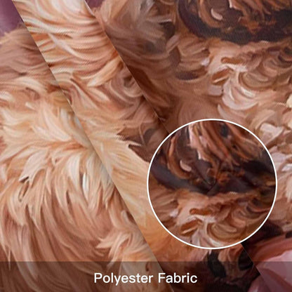 Sleeping Poodle Valance for Windows Eye Mask Animals Fluffy Fur Puppy Pink Kitchen Curtain Valances Window Treatment Short Topper Curtains for Kitchen Bathroom Living Room 1 Panel , 54x18 Inch