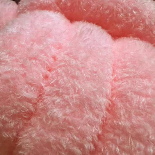 Throw Pillows - Knot Ball Pillow Throw Cushion Home Sofa Decoration Plush Knotted Handmade Round Pillows Pink 8 Inch