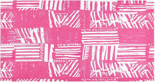Bath Mat, Soft Absorbent Non Slip Bath Rug, Abstract Pink Stripe Bath Mats for Bathroom, Living Room Bedroom Home Mat Floor, Dry Quickly, Machine Washable 20 x 39 Inch