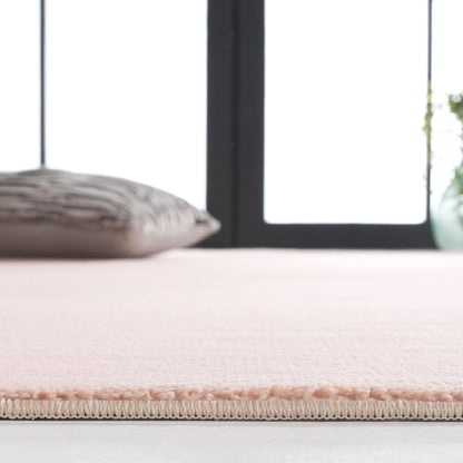 SAFAVIEH Washable Rug Loft Collection - 3' x 5', Peach, Slip Resistant & Easy Cleaning, Ideal for Living Room, Bedroom, Home Office, Nursery, Kids Playroom, Dining Space (LFT315C)