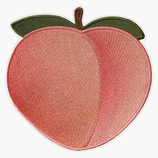 EB Store Peach Vinyl Waterproof Sticker Decal Car Laptop Wall Window Bumper Sticker 5'', EBSTORE-STICKERS-1407