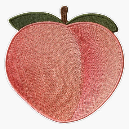 EB Store Peach Vinyl Waterproof Sticker Decal Car Laptop Wall Window Bumper Sticker 5'', EBSTORE-STICKERS-1407