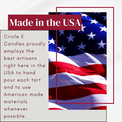 Circle E Candles Peach Harvest Wax Melts – Juicy Orchard Sweetness, Cozy Holiday Home Scent, Christmas Gift for Her or Mom, Made in USA