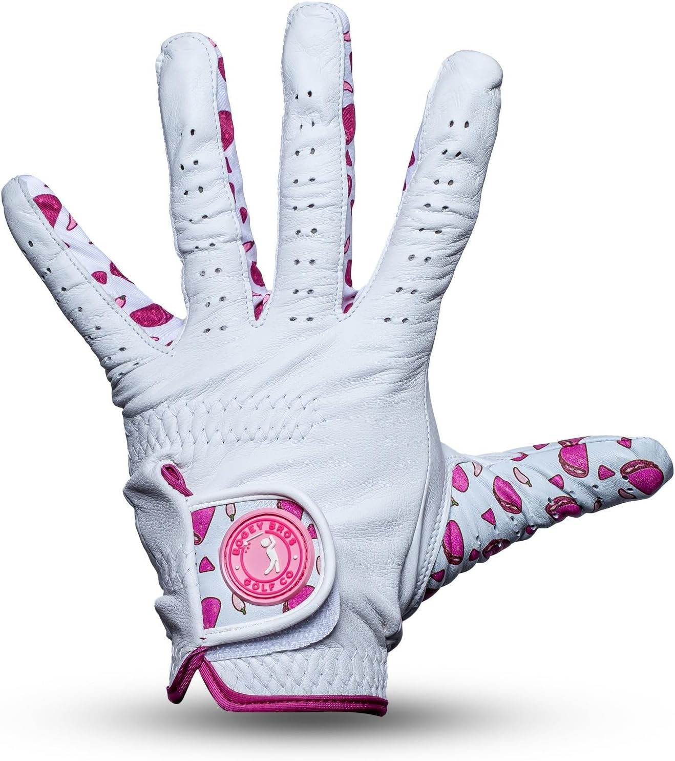 Bogey Bros Cabretta Leather Golf Glove for Men – Premium Grip, Reinforced Seams, Precision Fit – Left or Right Hand Options