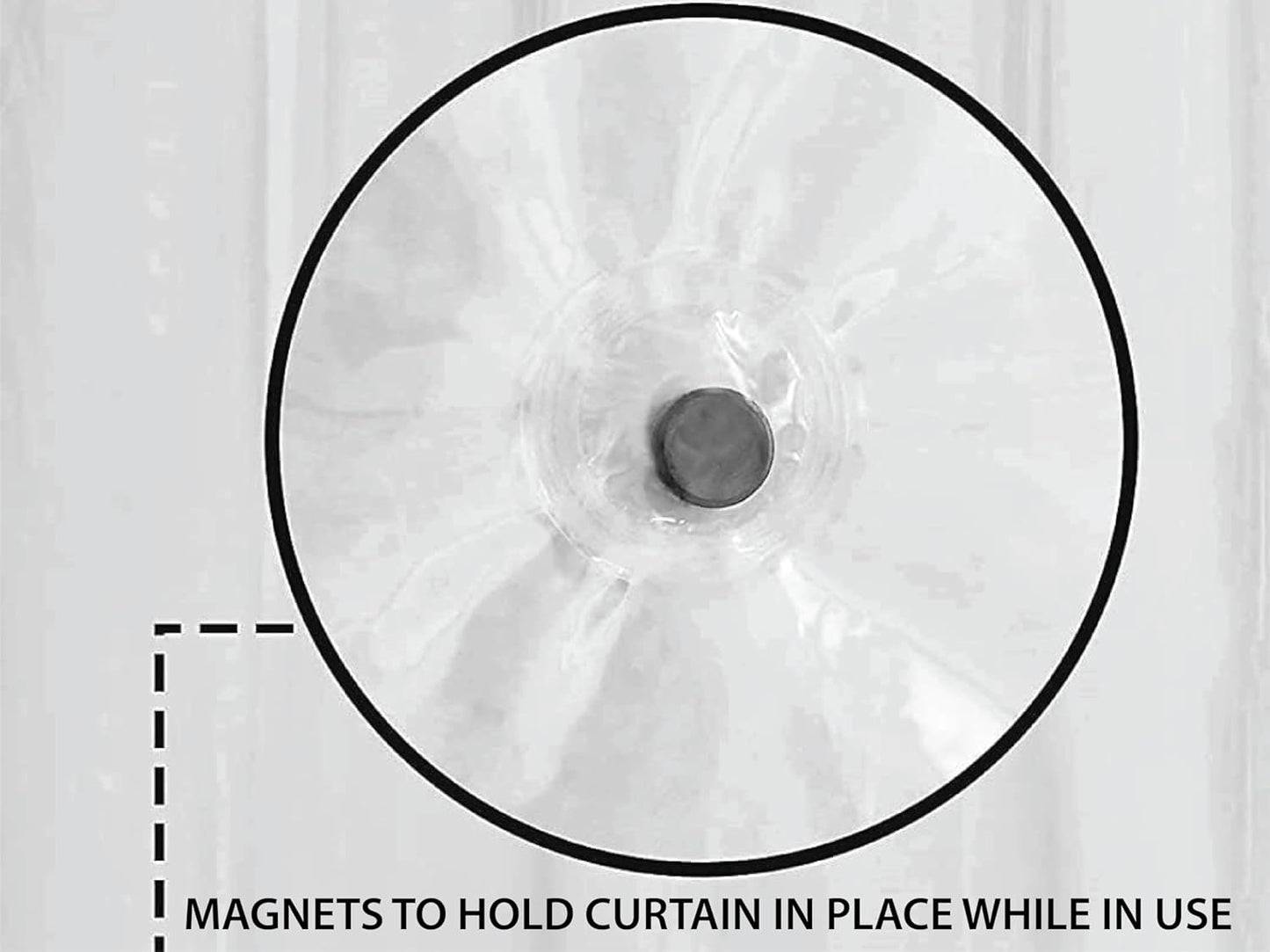 Home Expressions 3 Gauge PEVA Shower Curtain Liner with Magnets & Metal Grommets (70"x72") Upgrade Your Bathroom with This Durable 3-Gauge PEVA Shower Curtain Liner. Pink