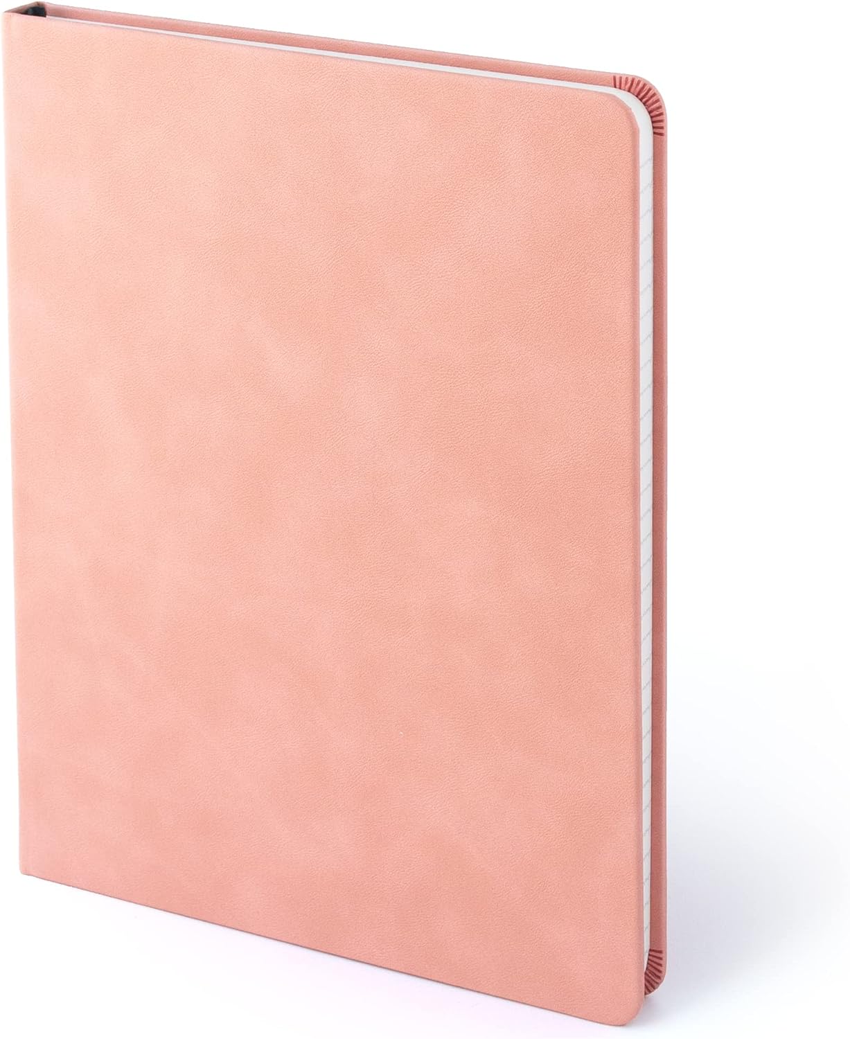 THiNKABLE Pink Journal Notebook, A4 Lined Vegan Leather Hard Cover Journal for Writing, 8.25x10.25 inches, Pretty Notebook For Work, Pastel Notebook for Office
