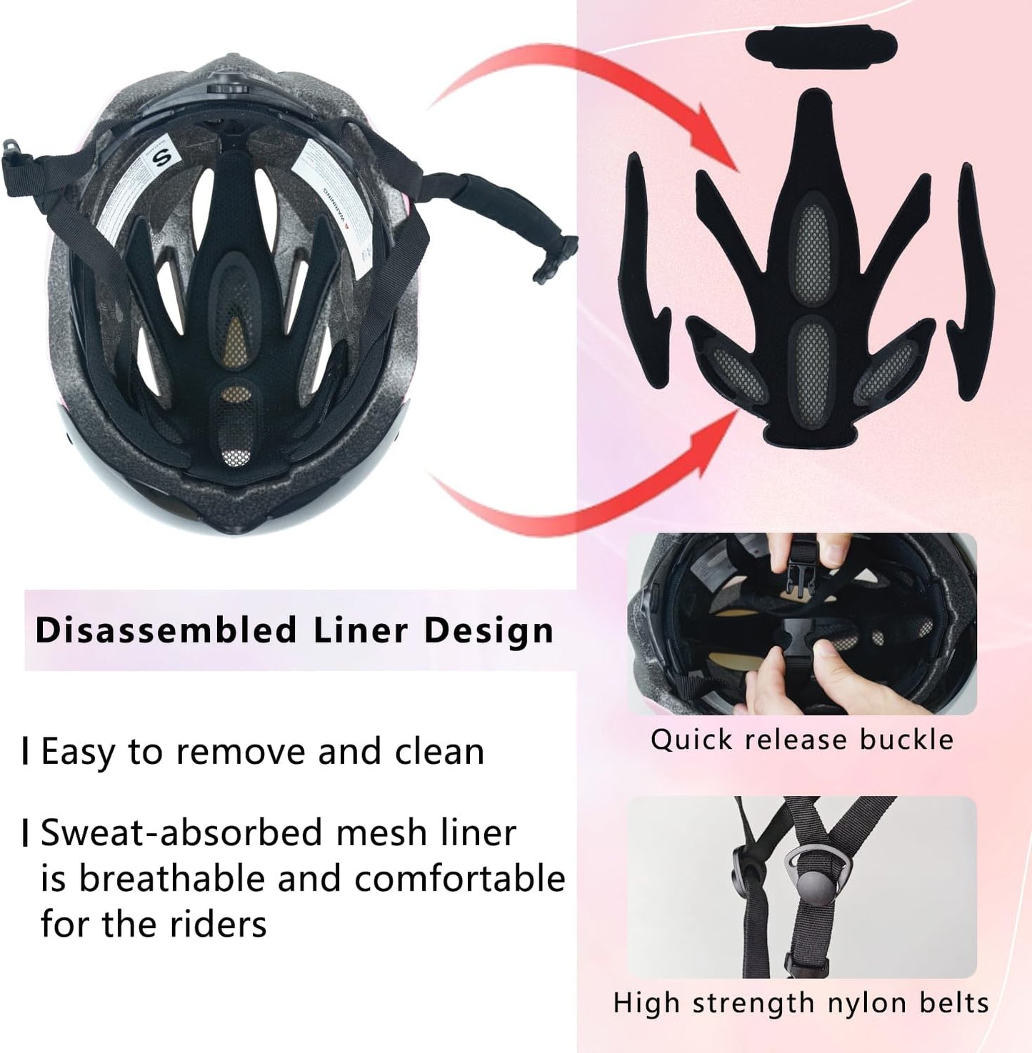 AIDY-PRO Kids Bike Helmet Boys Bike Helmet with Goggles, Adjustable Youth Bikes Helmets, Bicycle Cycling Roller Skating Skateboard Helmet for Boys Girls