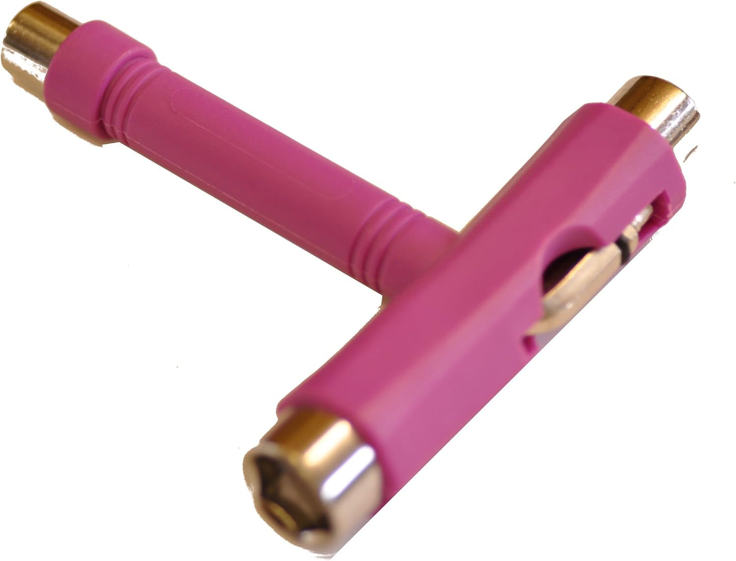 Ridge| All in 1 Multi-Function T Shape Tool for Skateboard Scooter Roller Skate Long Board - Pink