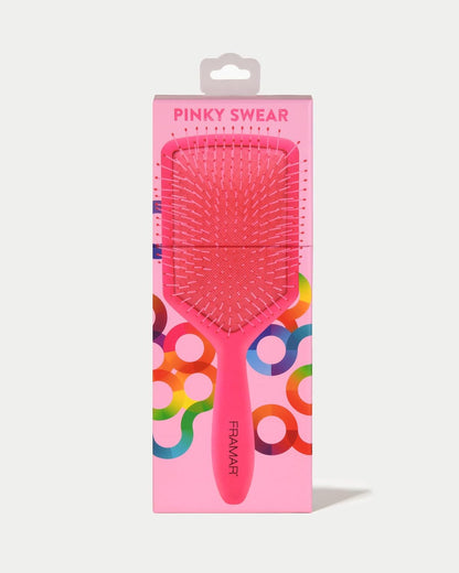 FRAMAR Paddle Hair Brush For Women – Wet Paddle Brush For Thick Hair, Wet Hair Brushes For Women, Pink Hair Brush Detangler – Reduces Breakage